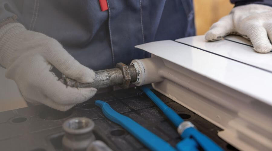 Professional water heater repair services in Haddam, KS